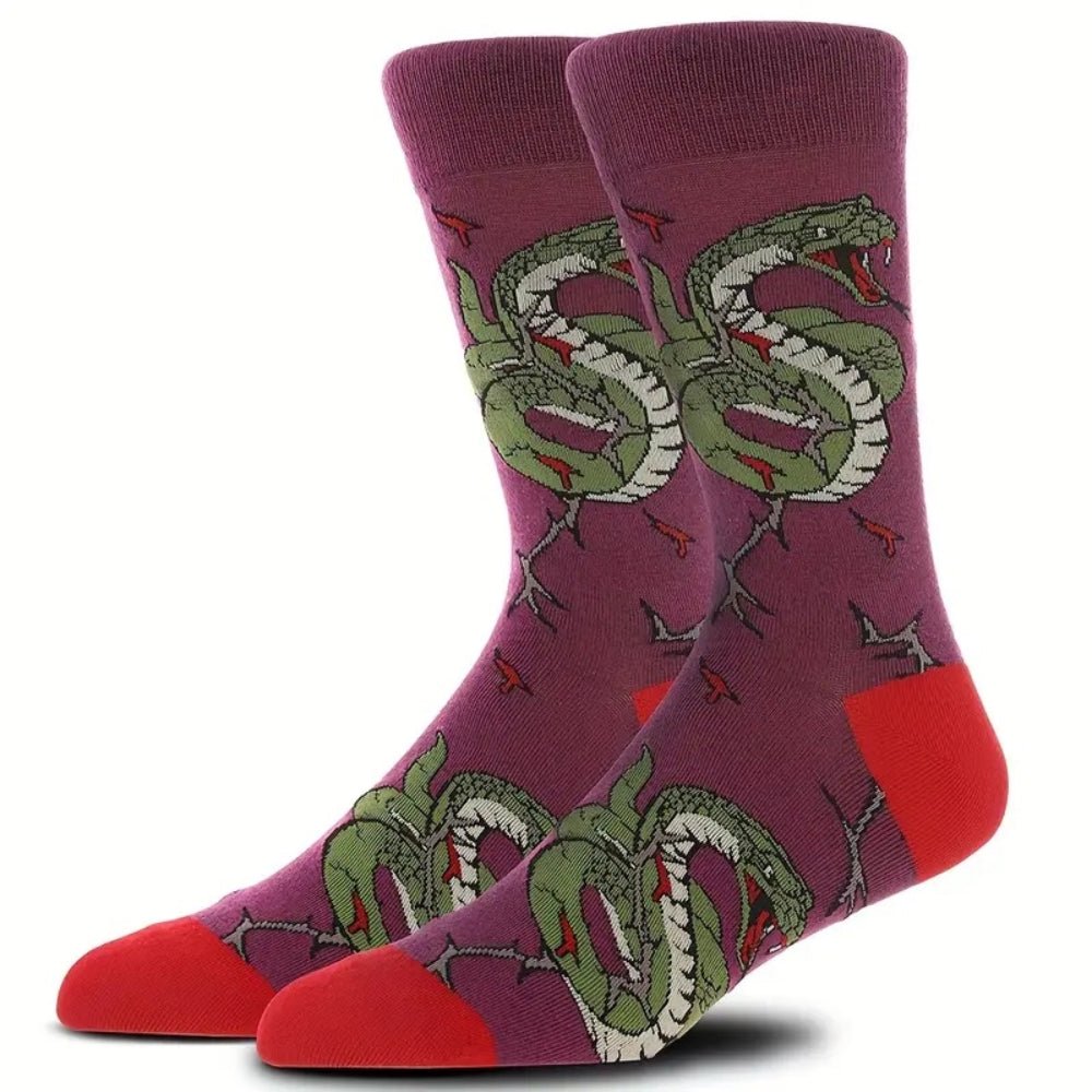 Snake Socks from the Sock Panda (Adult Large - Shoe Sizes 8 - 12)