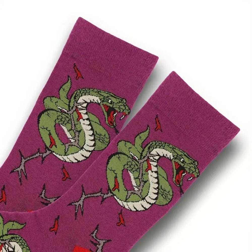 Snake Socks from the Sock Panda (Adult Large - Shoe Sizes 8 - 12)