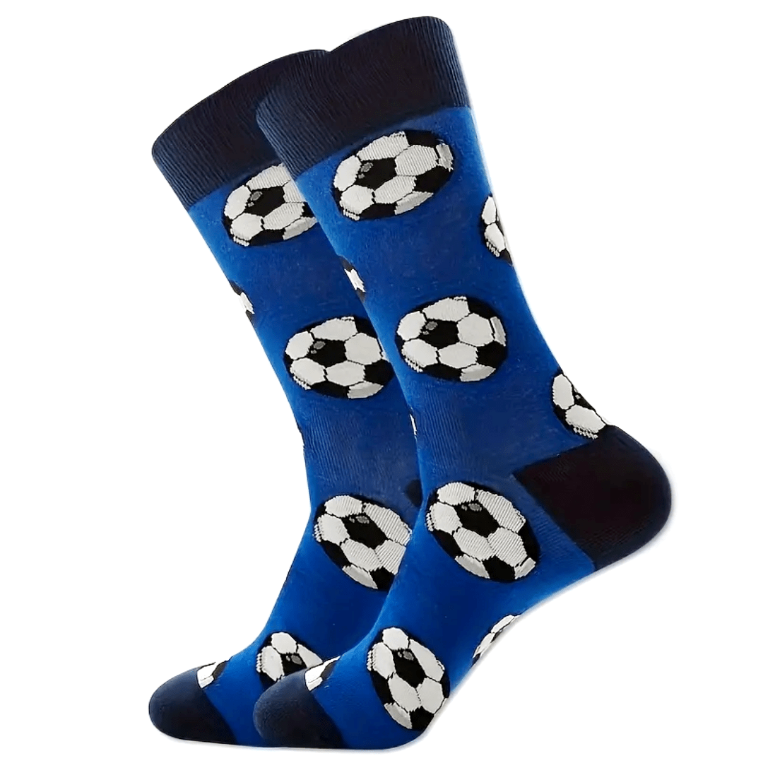 Soccer Ball Socks from the Sock Panda (Adult Large - Men's Shoe Sizes 8 - 12)