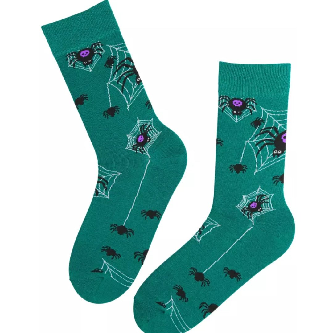 Spider Socks from the Sock Panda (Adult Large - Men's Shoe Sizes 8 - 12)