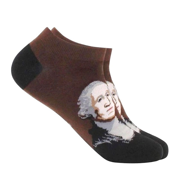 George Washington Ankle Socks from the Sock Panda