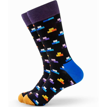 Stacked Striped Socks from the Sock Panda (Adult Large) StackStripeLg