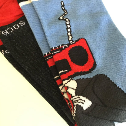 Stereo Head Socks from the Sock Panda (Adult Large)