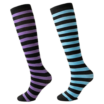 Striped Patterned Tube Socks (Knee High)