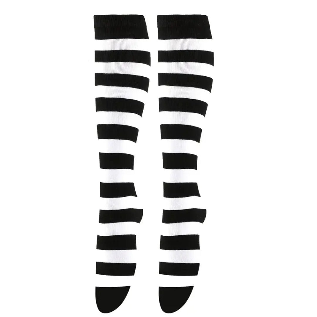 Striped Patterned Tube Socks (Knee High)