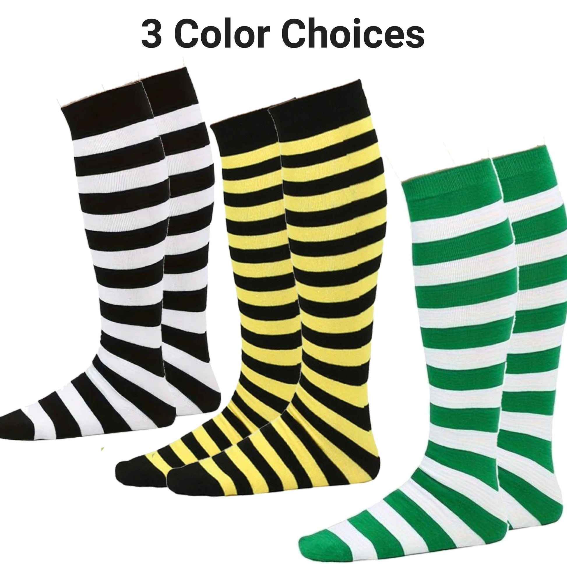 Striped Patterned Tube Socks (Knee High)