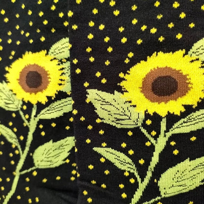 Sunflower Socks from the Sock Panda (Adult Large - Men's Shoe Sizes 8 - 12)