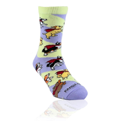 Super Dogs Socks from the Sock Panda (Ages 3-7) SuperDogMd
