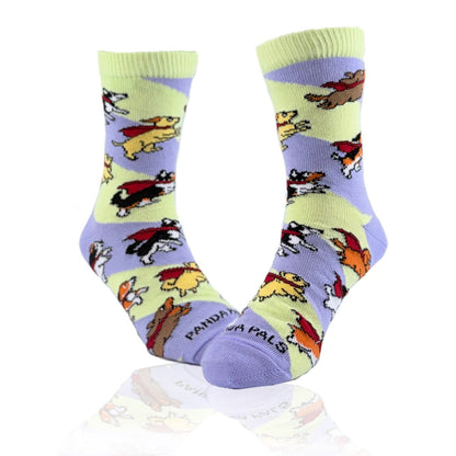 Super Dogs Socks from the Sock Panda (Ages 3-7) SuperDogMd