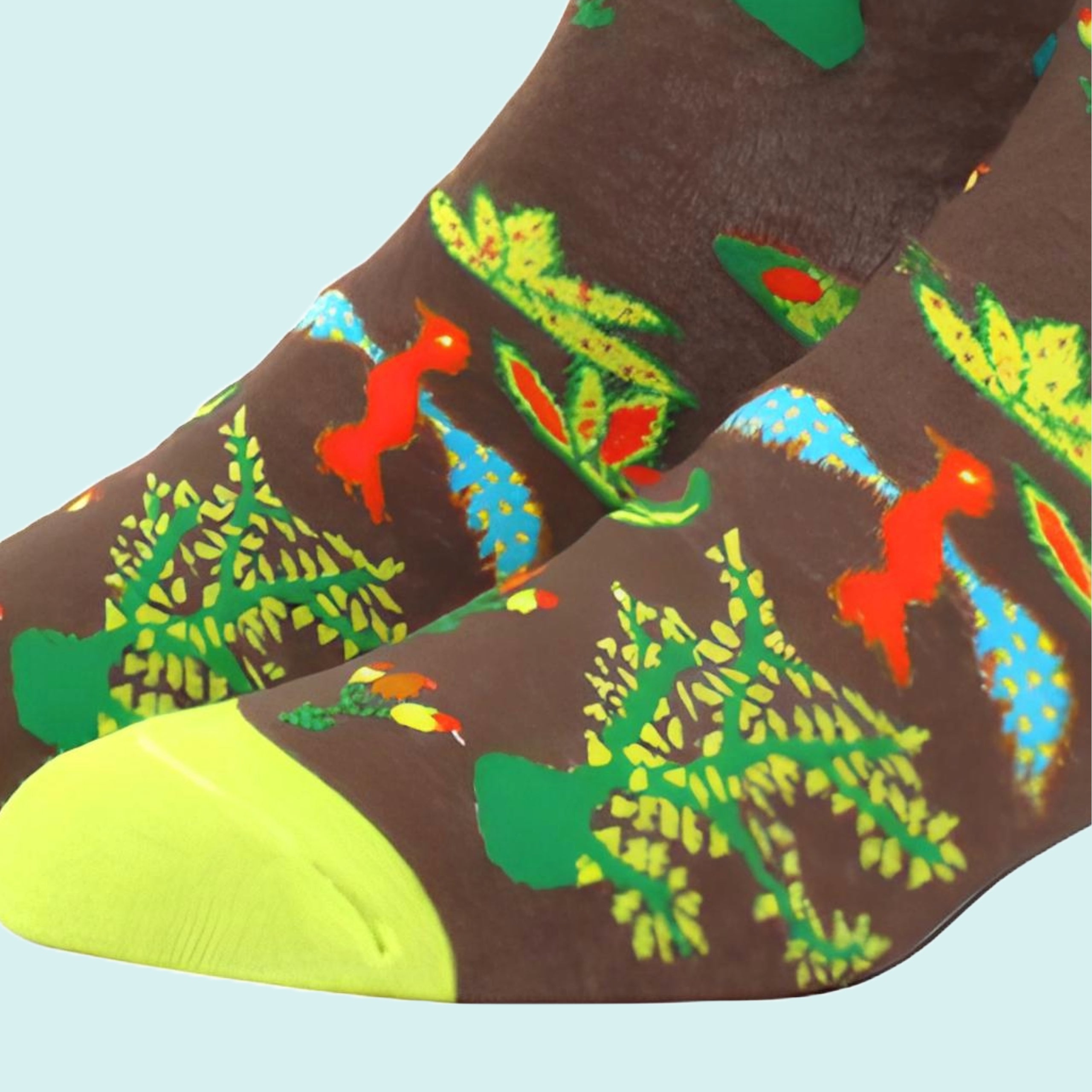 The Americas Imagery Tapestry Socks from the Sock Panda (Adult Large)