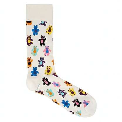 Teddy Bear Socks from the Sock Panda (Adult Large - Men's Shoe Sizes 8 - 12)