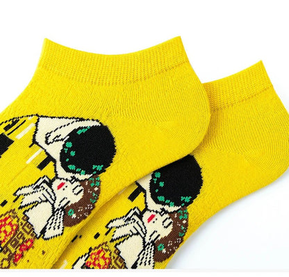 The Kiss Famous Art Ankle Socks