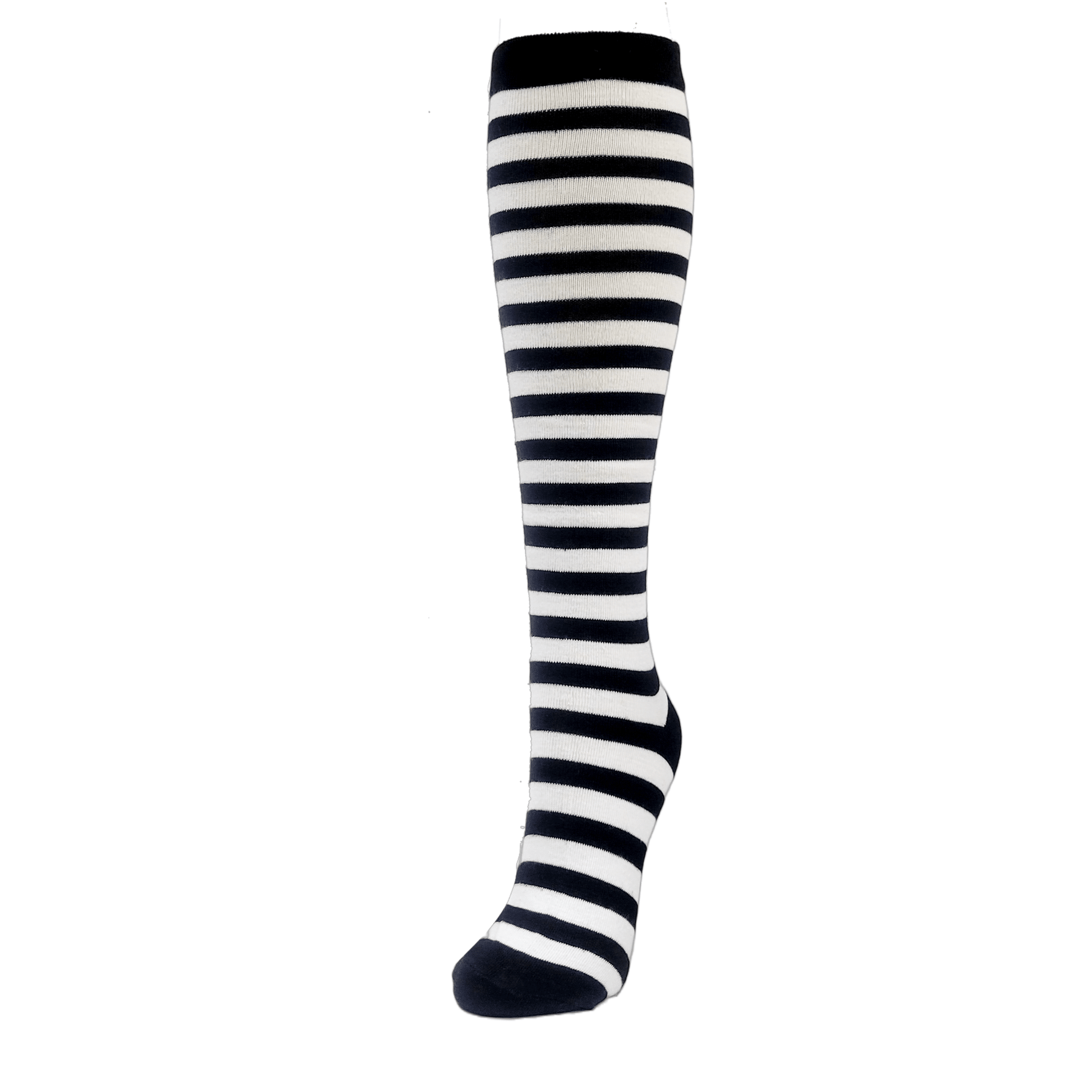 Thin Striped Patterned Socks (Knee High)