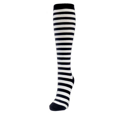 Thin Striped Patterned Socks (Knee High)