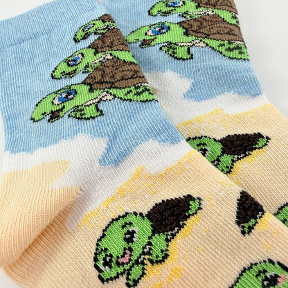Turtles Swimming Socks from the Sock Panda (Ages 3-7) TurtlePalMd