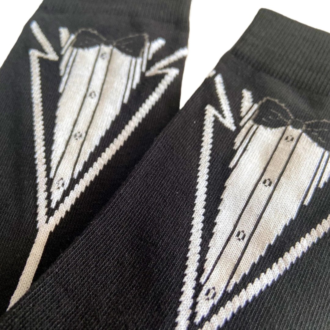 Tuxedo Socks from the Sock Panda