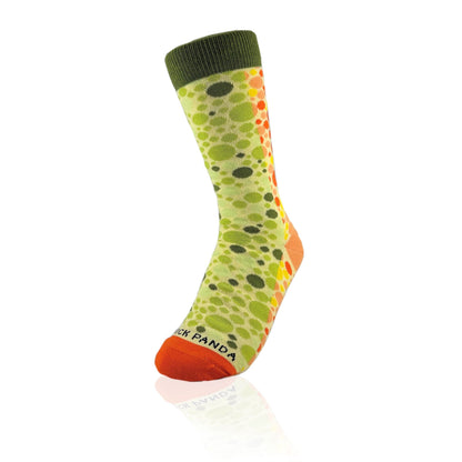 Two Tone Polka Dots Socks from the Sock Panda (Adult Small)