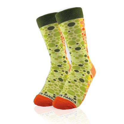 Two Tone Polka Dots Socks from the Sock Panda (Adult Small)
