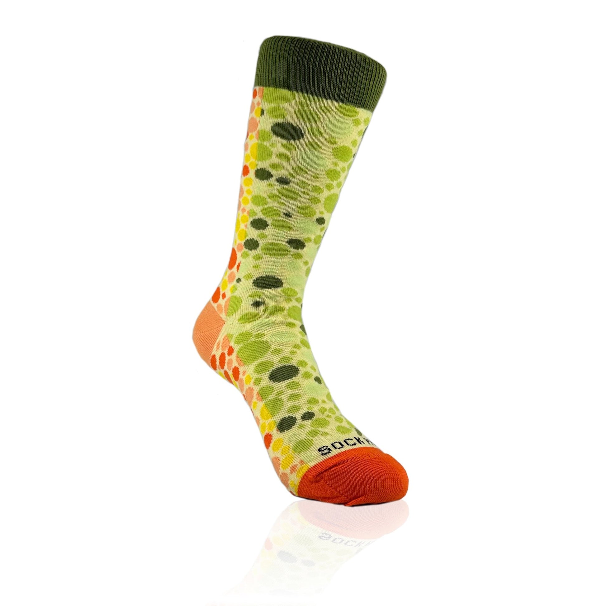 Two Tone Polka Dots Socks from the Sock Panda (Adult Small)