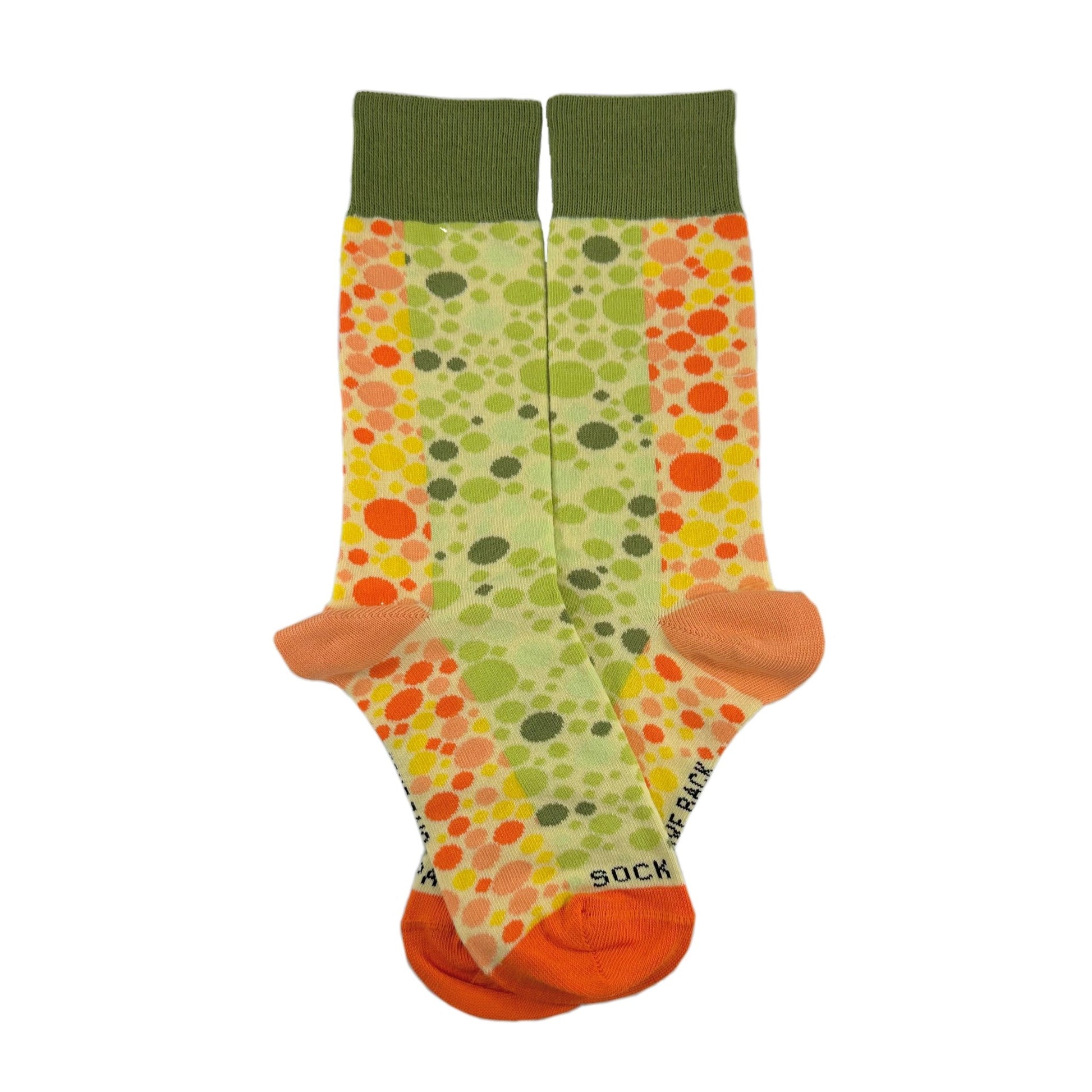 Two Tone Polka Dots Socks from the Sock Panda (Adult Small)