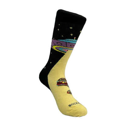 UFO's are Real - Aliens Are Taking Our Leaders Socks (Adult Small - Shoe Sizes 2 - 5)