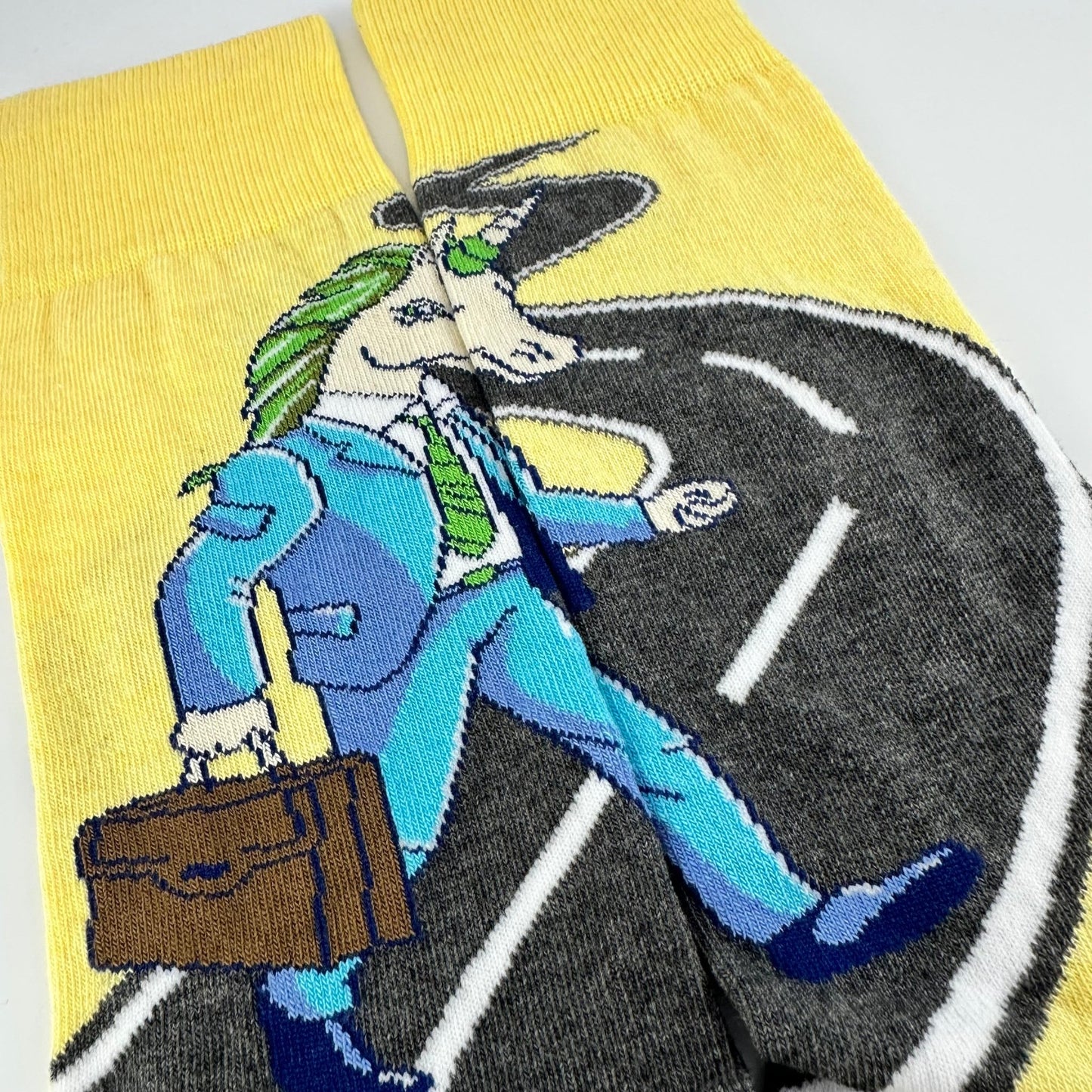 Unicorn Man Socks from the Sock Panda (Adult Large)