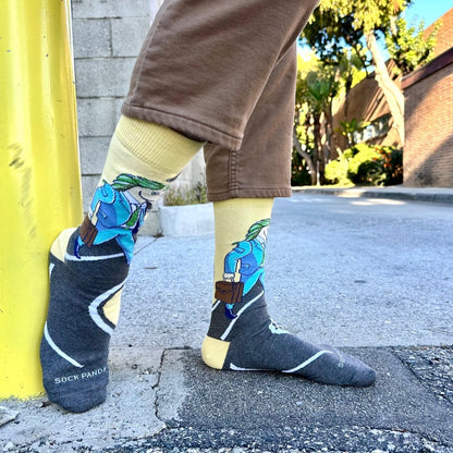 Unicorn Man Socks from the Sock Panda (Adult Large) UnicornDadLg