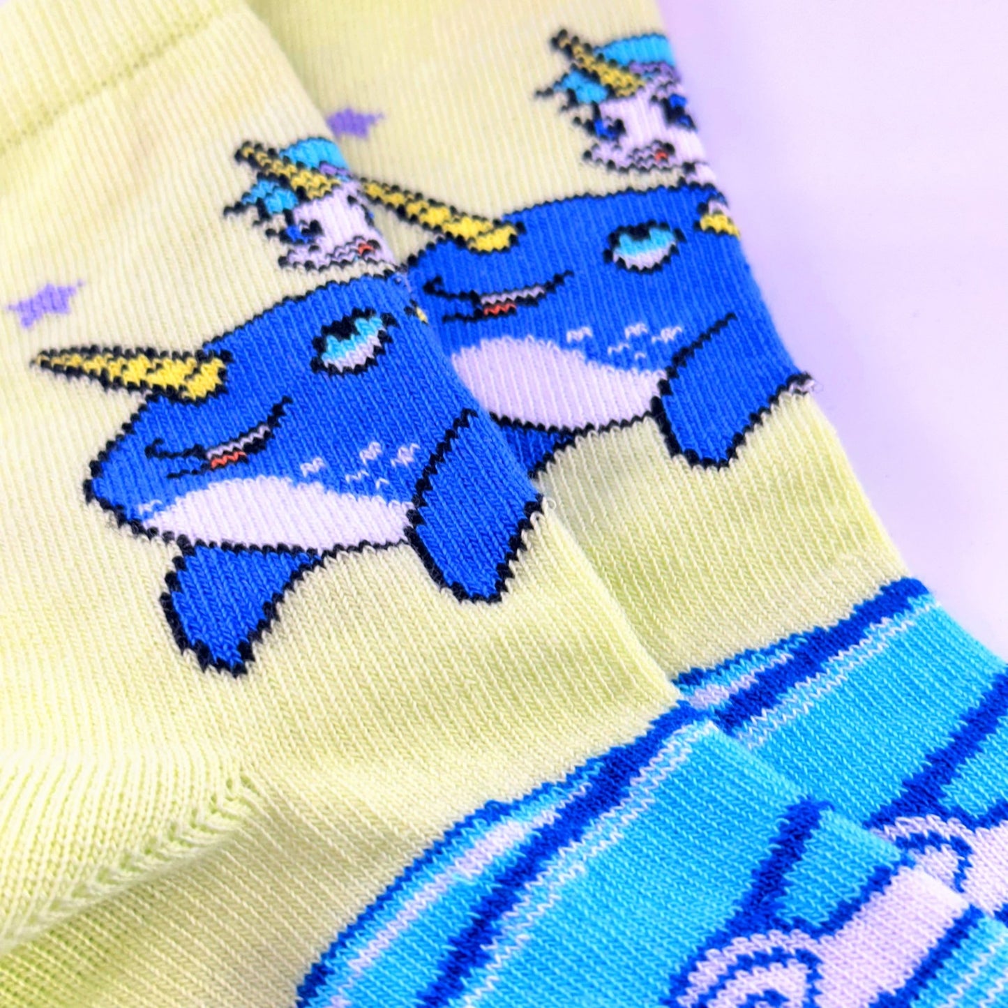 Unicorn Riding a Narwhal Socks from the Sock Panda (Ages 3 - 7)