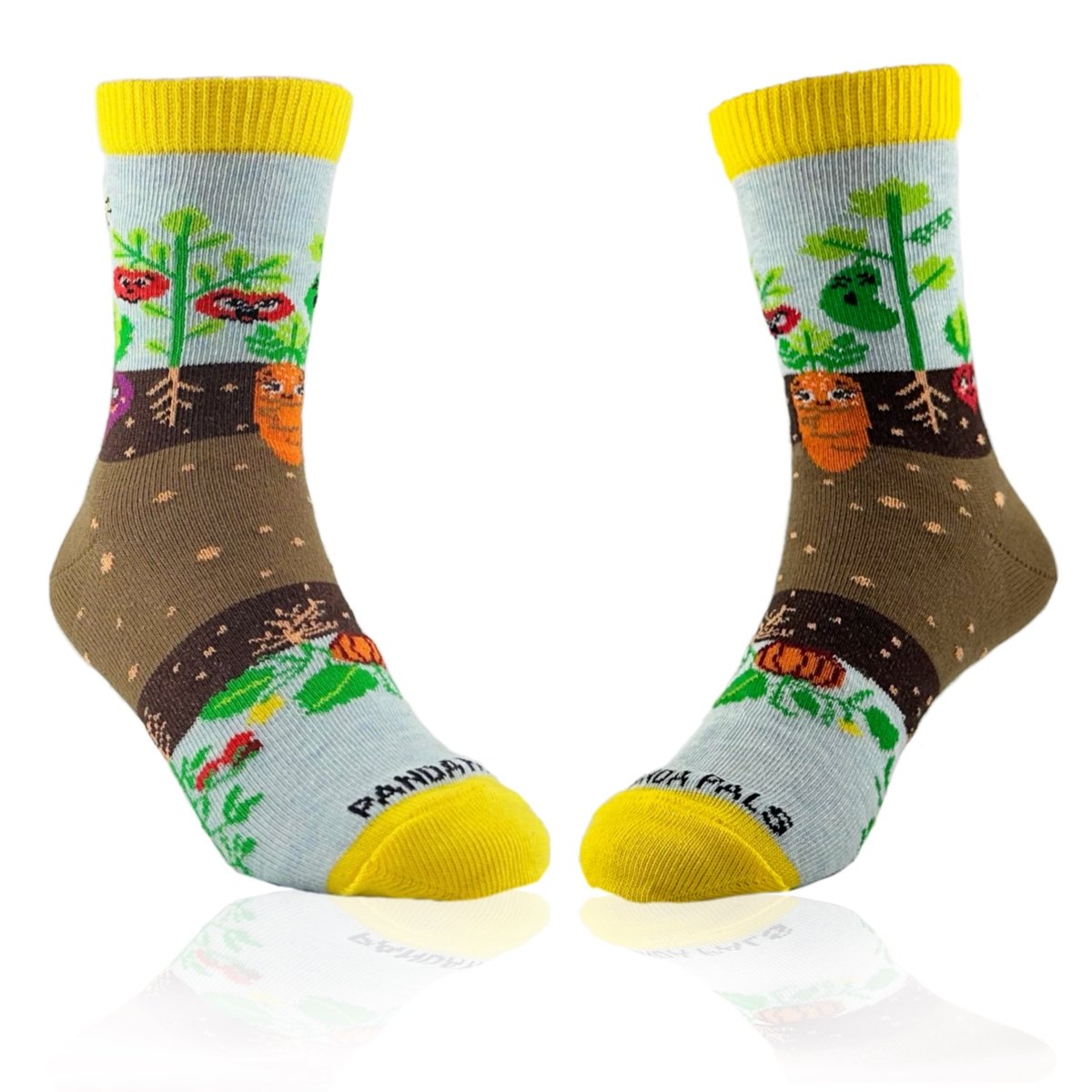 Vegetable Garden Socks from the Sock Panda (Ages 3 - 7) VeggieGardenPalMd