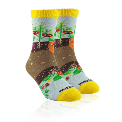 Vegetable Garden Socks from the Sock Panda (Ages 3 - 7) VeggieGardenPalMd