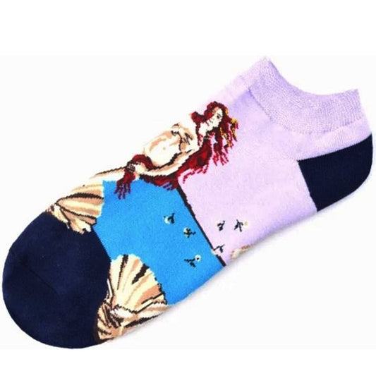 Venus Famous Art Ankle Socks from the Sock Panda