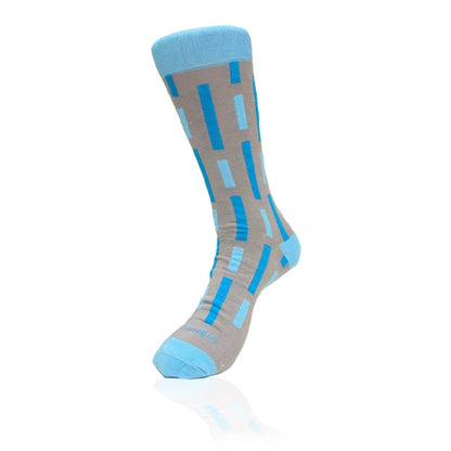Vertical Striped Socks from the Sock Panda (Adult Large) GrayVertStripeLg