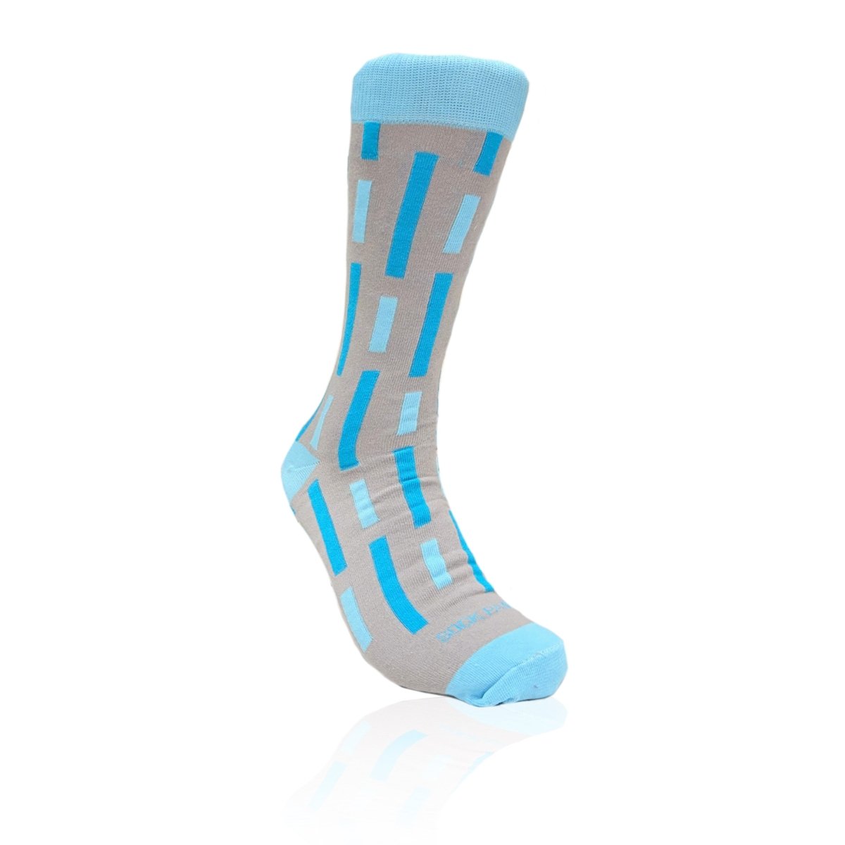 Vertical Striped Socks from the Sock Panda (Adult Large) GrayVertStripeLg