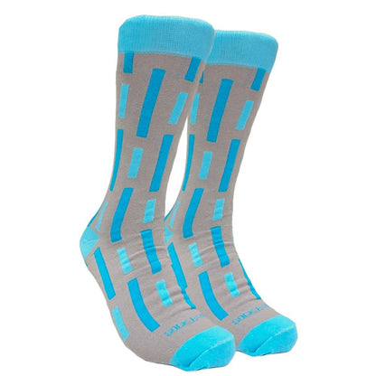 Vertical Striped Socks from the Sock Panda (Adult Large) GrayVertStripeLg