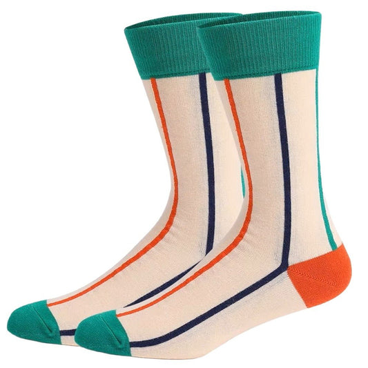 Vertical Striped Socks from the Sock Panda (Adult Large) VericalStripeLg