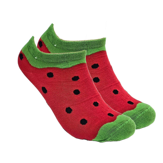 Watermelon Ankle Socks (Adult Medium - Women's Shoe Sizes 5 - 10)