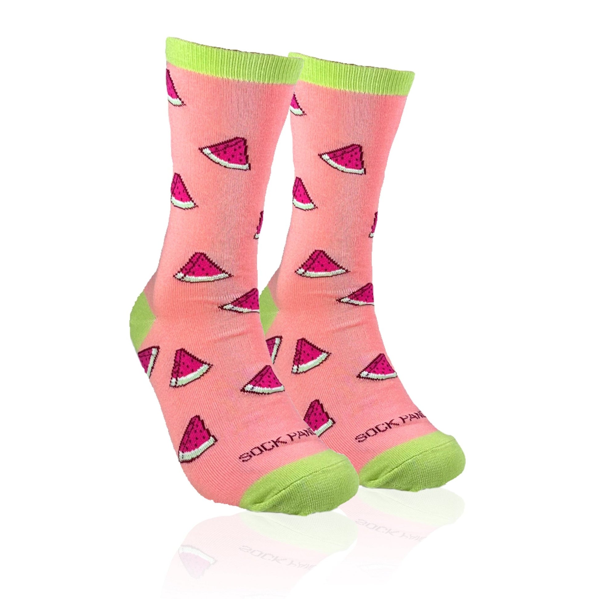 Watermelon Patterned Socks from the Sock Panda (Adult Medium - Women's Shoe Sizes 5 - 10)