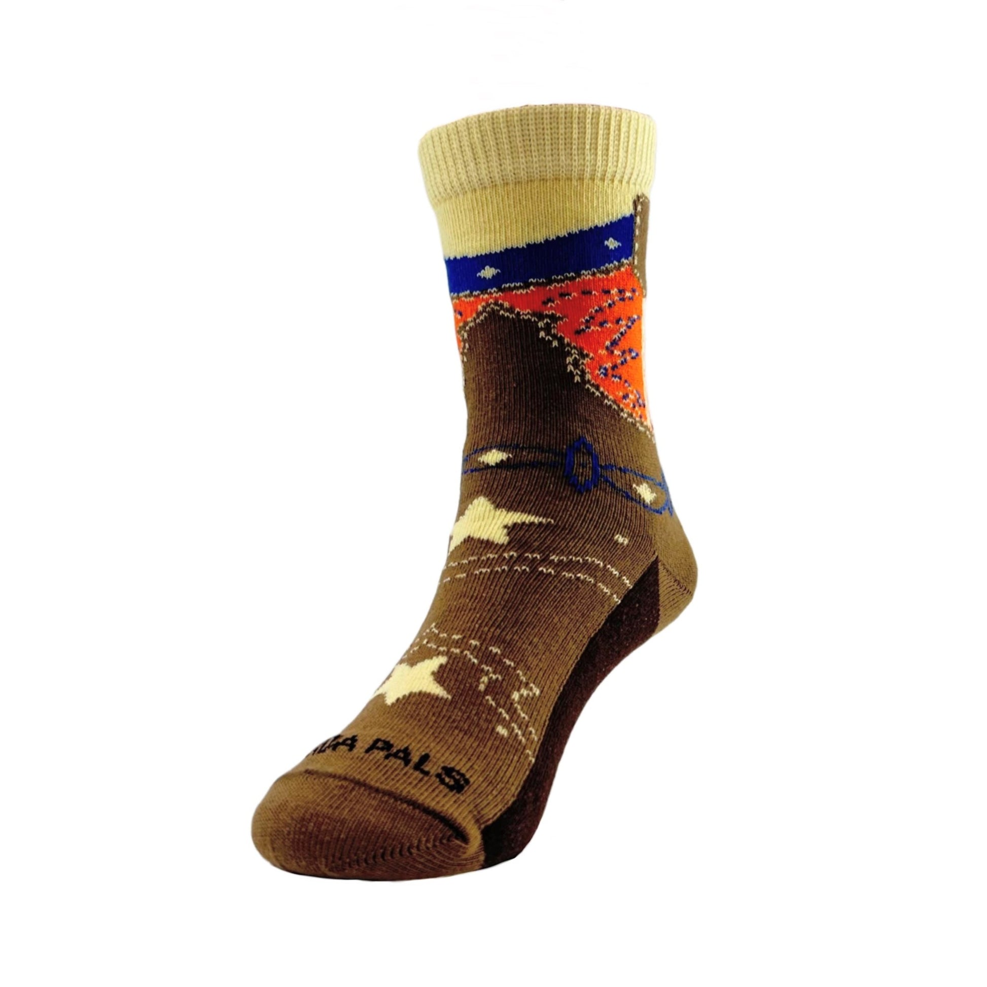 Western Boot Socks from the Sock Panda (Ages 3 - 7)