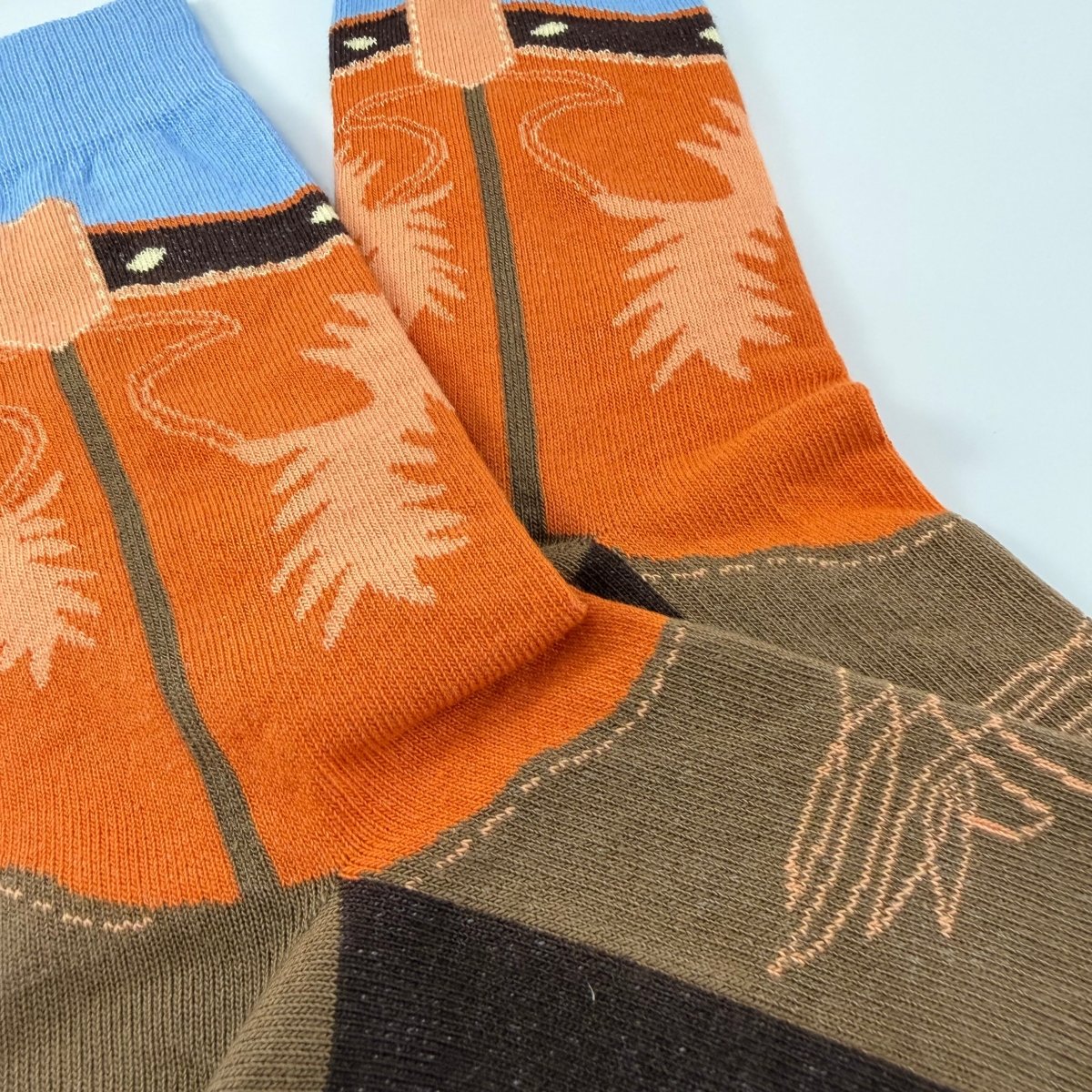Western Boot Socks from the Socks Panda (Adult Small, Shoe Sizes 2 - 5) WestBootSm