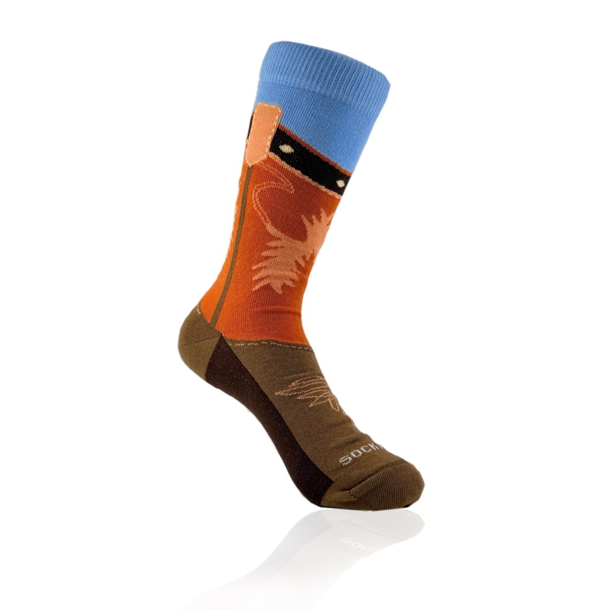 Western Boot Socks from the Socks Panda (Adult Small, Shoe Sizes 2 - 5) WestBootSm