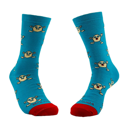 Wild and Crazy Egg Socks from the Sock Panda (Adult Medium - Women's Shoe Sizes 5 - 10)