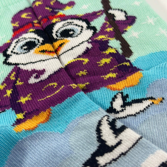 Wizard Penguin Socks from the Sock Panda (Ages 3 - 7)