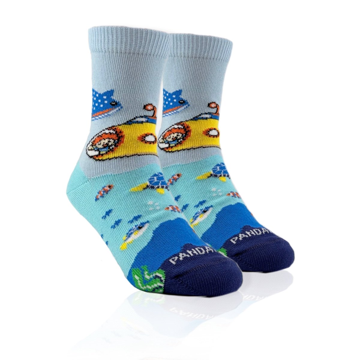 Yellow Submarine Socks from the Sock Panda (Ages 3-7) SubPalMd