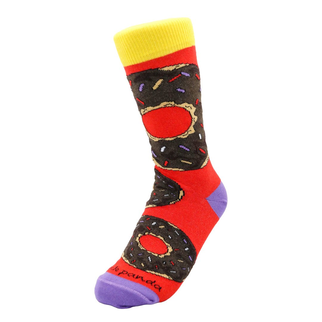 Yummy Delicious Donut Socks from the Sock Panda (Adult Small)