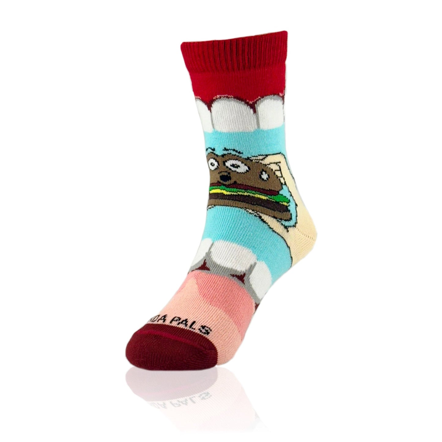 Yummy Hamburger Socks from the Sock Panda (Ages 3 - 7)
