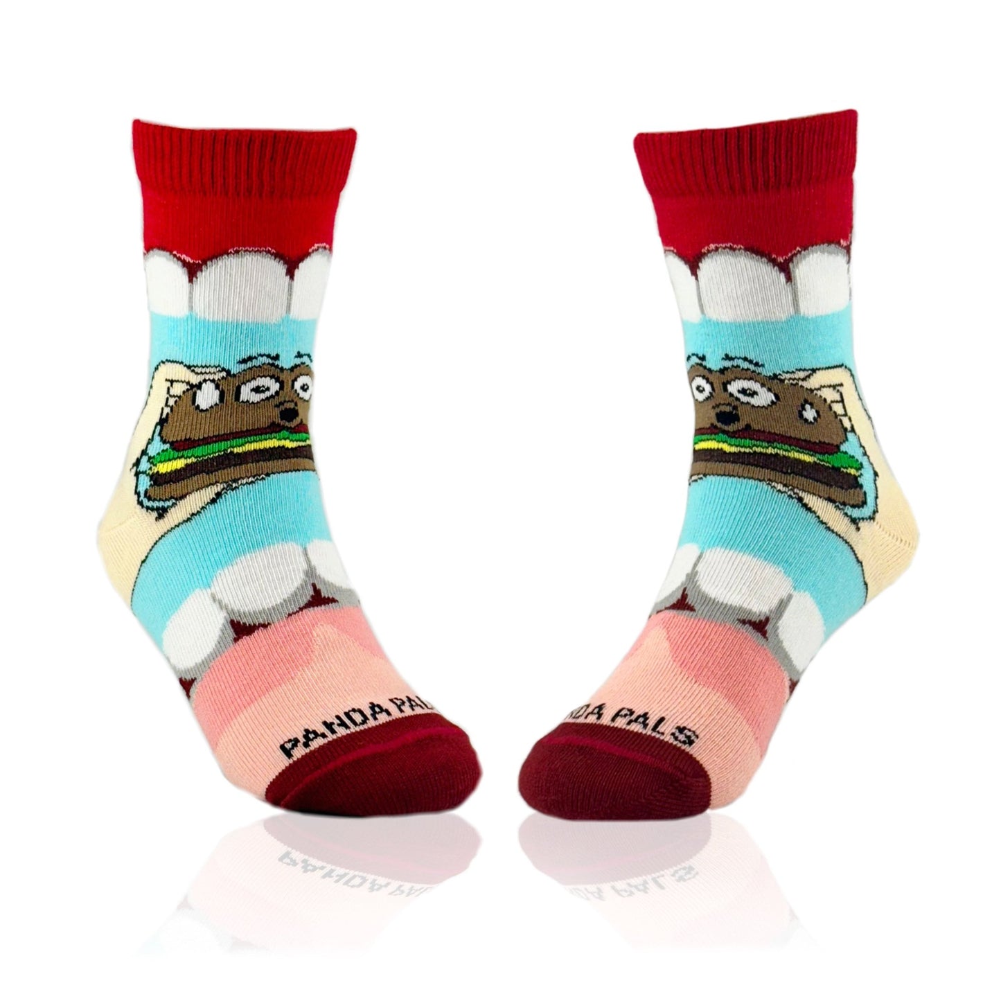 Yummy Hamburger Socks from the Sock Panda (Ages 3 - 7)
