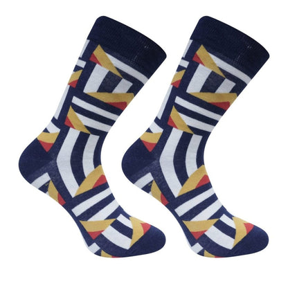 Zig - Zag Stripes Socks from the Sock Panda (Adult Large)