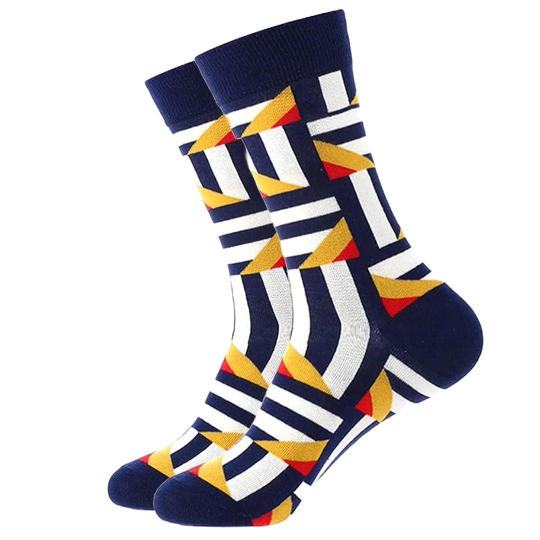 Zig - Zag Stripes Socks from the Sock Panda (Adult Large)
