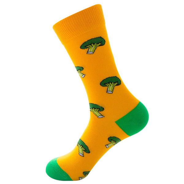 Broccoli Patterned Socks from the Sock Panda (Adult Medium)