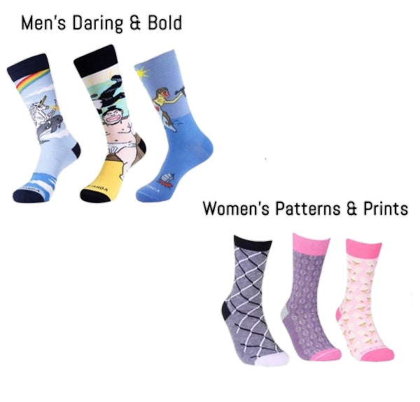 Hers and His Sized or They) Mixed Sock Subscription